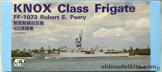 AFV Club 1/700 Robert E. Peary FF1073 / Brewton / Kirk / Knox Class Frigate / Republic of China Navy 932 / 933 / 934, SE7002 plastic model kit